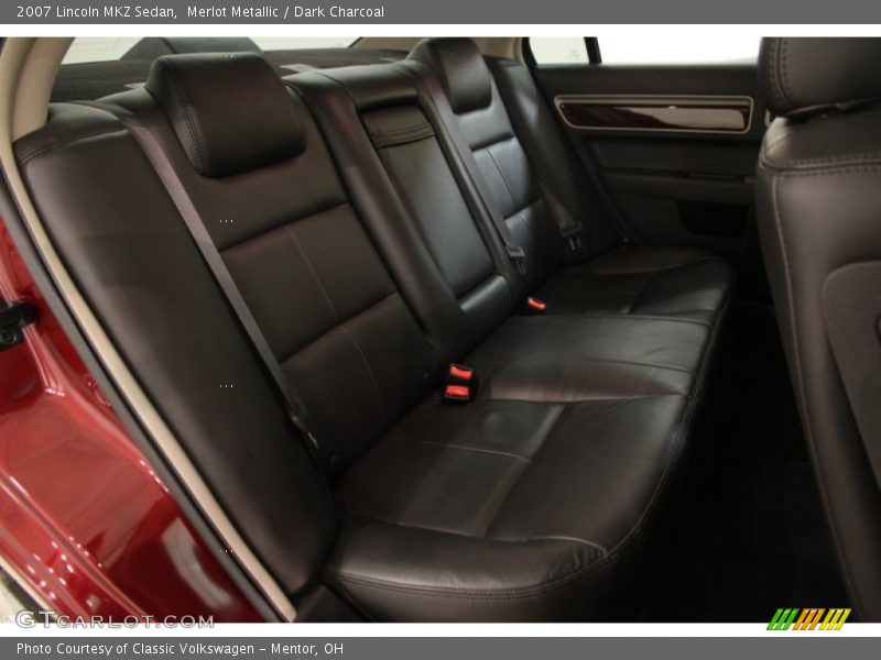 Merlot Metallic / Dark Charcoal 2007 Lincoln MKZ Sedan