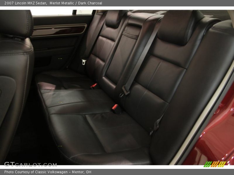 Merlot Metallic / Dark Charcoal 2007 Lincoln MKZ Sedan