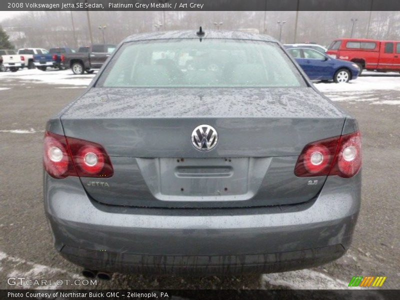 Platinum Grey Metallic / Art Grey 2008 Volkswagen Jetta SE Sedan