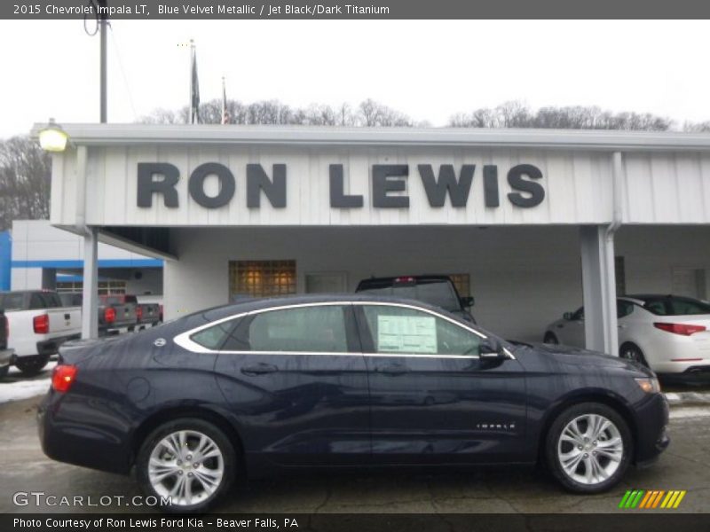 Blue Velvet Metallic / Jet Black/Dark Titanium 2015 Chevrolet Impala LT