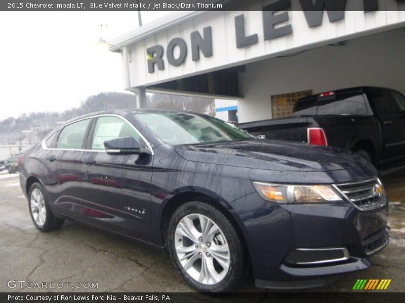 Blue Velvet Metallic / Jet Black/Dark Titanium 2015 Chevrolet Impala LT