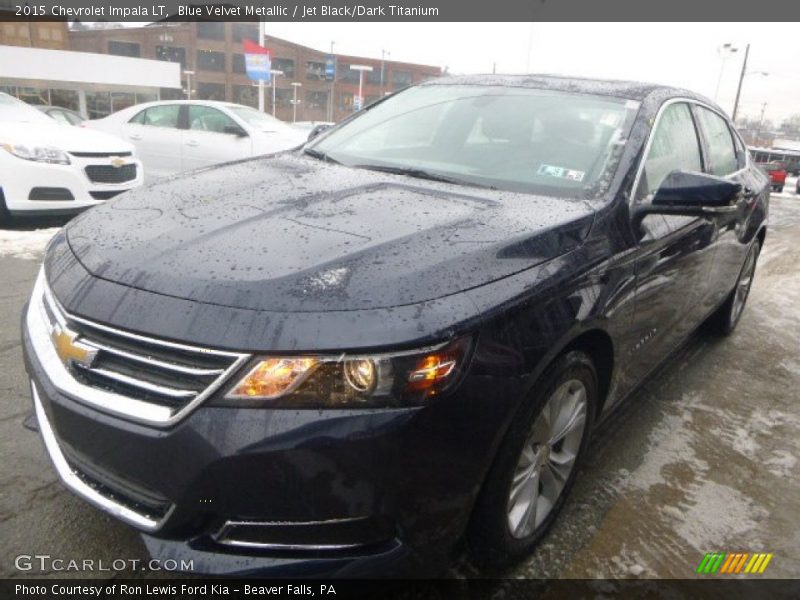 Blue Velvet Metallic / Jet Black/Dark Titanium 2015 Chevrolet Impala LT