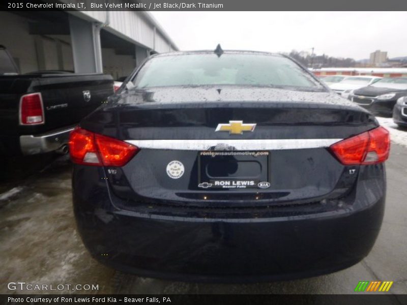 Blue Velvet Metallic / Jet Black/Dark Titanium 2015 Chevrolet Impala LT