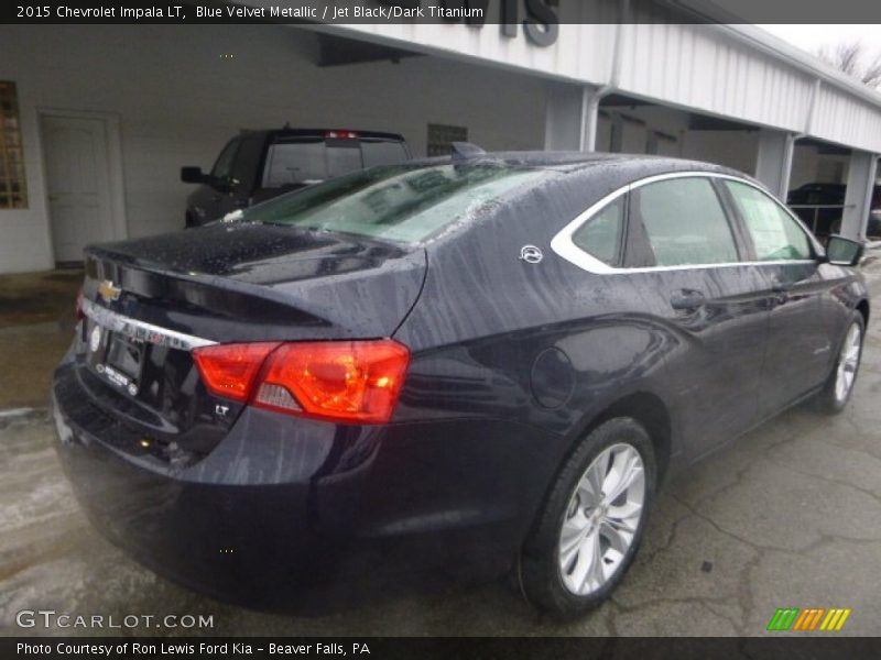 Blue Velvet Metallic / Jet Black/Dark Titanium 2015 Chevrolet Impala LT