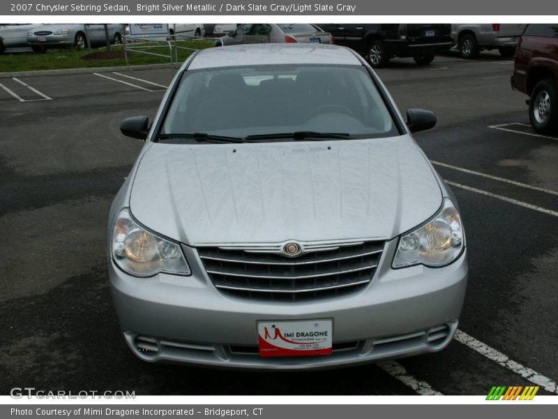 Bright Silver Metallic / Dark Slate Gray/Light Slate Gray 2007 Chrysler Sebring Sedan