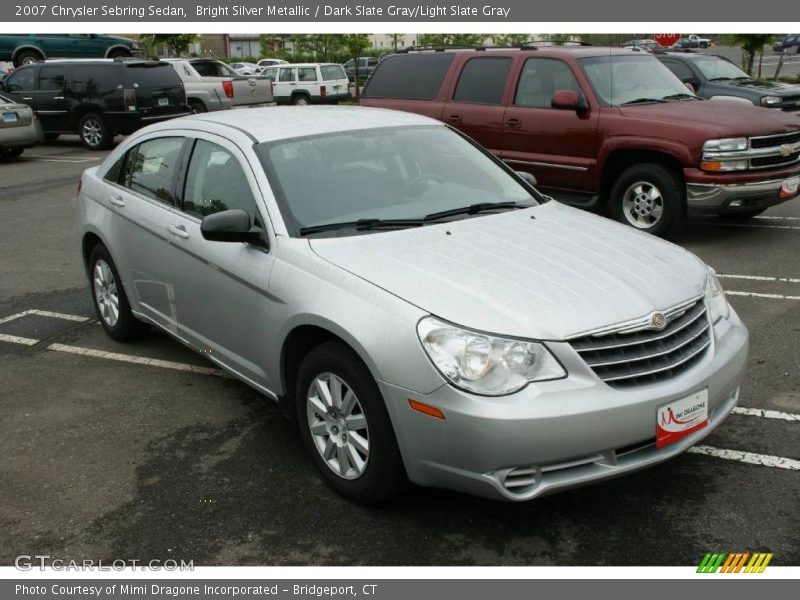 Bright Silver Metallic / Dark Slate Gray/Light Slate Gray 2007 Chrysler Sebring Sedan