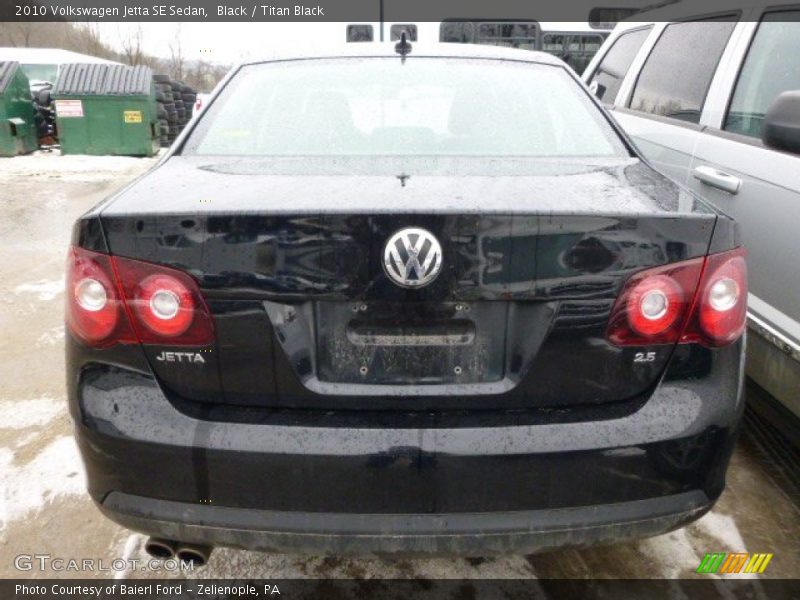 Black / Titan Black 2010 Volkswagen Jetta SE Sedan