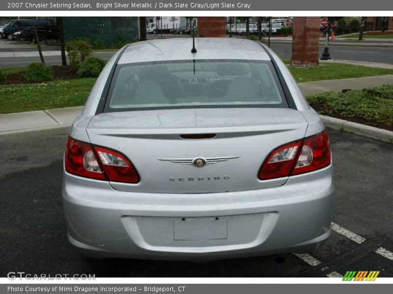 Bright Silver Metallic / Dark Slate Gray/Light Slate Gray 2007 Chrysler Sebring Sedan