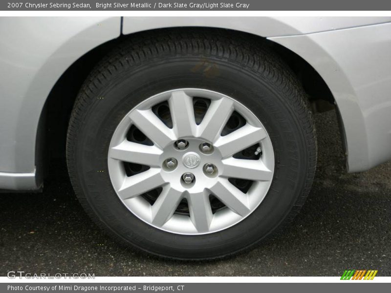 Bright Silver Metallic / Dark Slate Gray/Light Slate Gray 2007 Chrysler Sebring Sedan