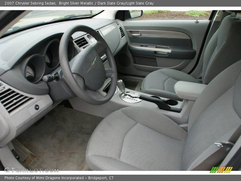 Bright Silver Metallic / Dark Slate Gray/Light Slate Gray 2007 Chrysler Sebring Sedan