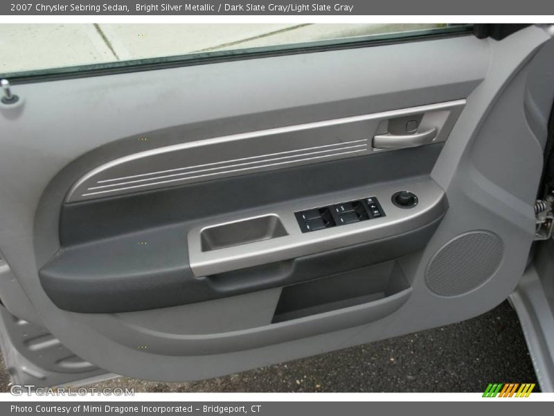 Bright Silver Metallic / Dark Slate Gray/Light Slate Gray 2007 Chrysler Sebring Sedan