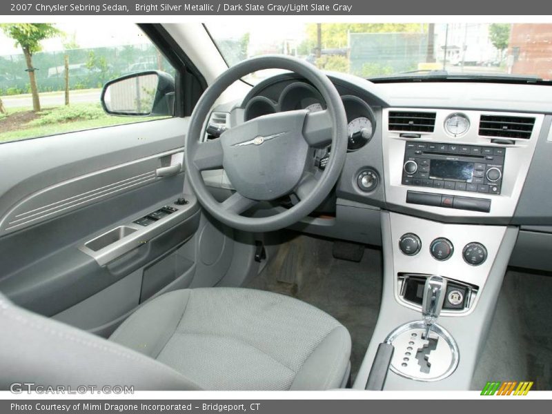 Bright Silver Metallic / Dark Slate Gray/Light Slate Gray 2007 Chrysler Sebring Sedan