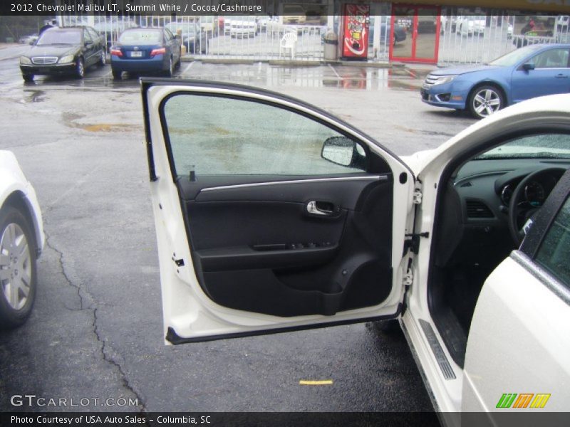 Summit White / Cocoa/Cashmere 2012 Chevrolet Malibu LT