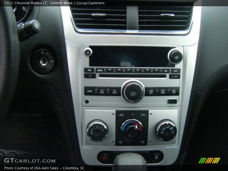 Summit White / Cocoa/Cashmere 2012 Chevrolet Malibu LT
