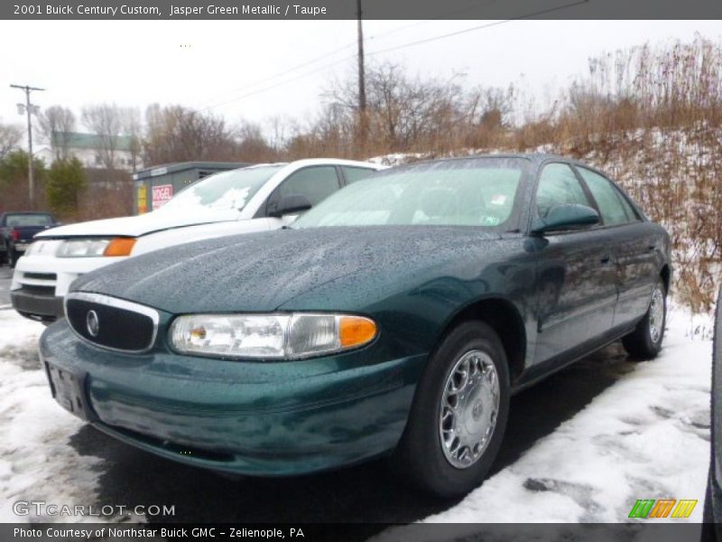 Jasper Green Metallic / Taupe 2001 Buick Century Custom