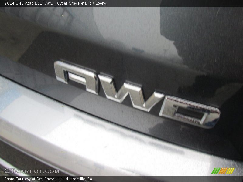 Cyber Gray Metallic / Ebony 2014 GMC Acadia SLT AWD