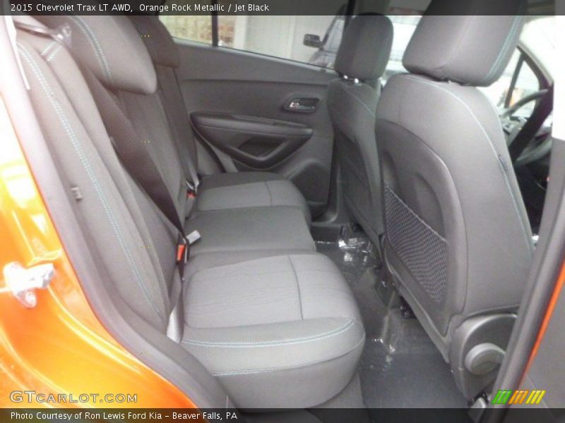 Orange Rock Metallic / Jet Black 2015 Chevrolet Trax LT AWD