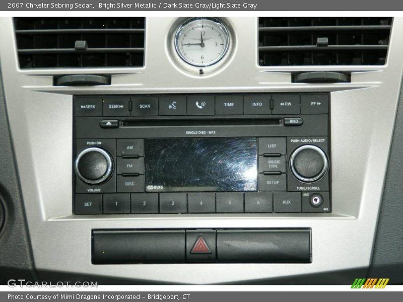 Bright Silver Metallic / Dark Slate Gray/Light Slate Gray 2007 Chrysler Sebring Sedan
