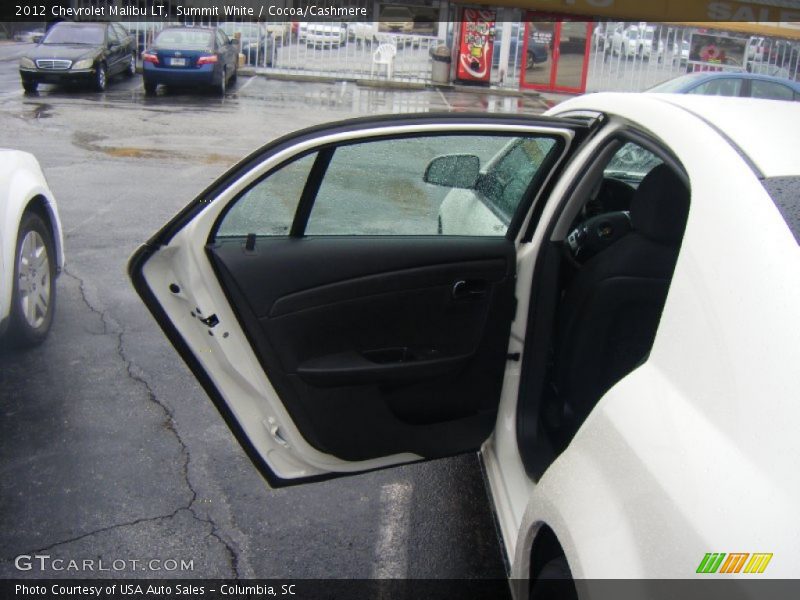 Summit White / Cocoa/Cashmere 2012 Chevrolet Malibu LT