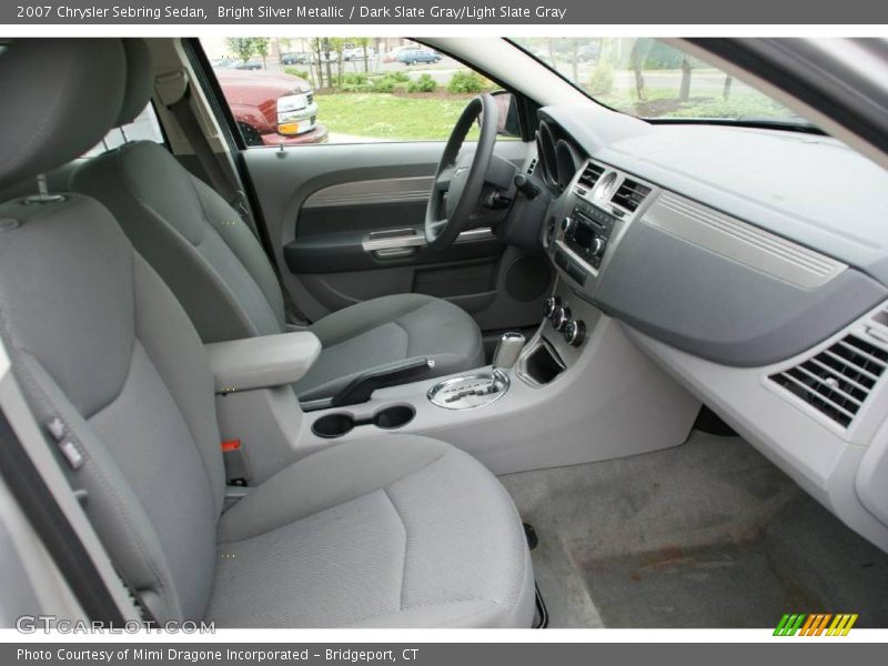 Bright Silver Metallic / Dark Slate Gray/Light Slate Gray 2007 Chrysler Sebring Sedan