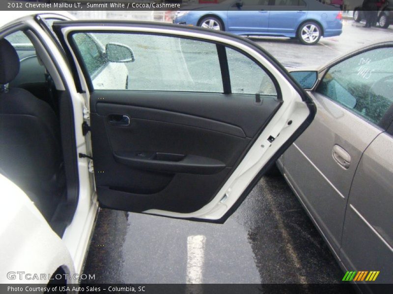 Summit White / Cocoa/Cashmere 2012 Chevrolet Malibu LT