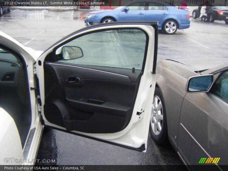 Summit White / Cocoa/Cashmere 2012 Chevrolet Malibu LT