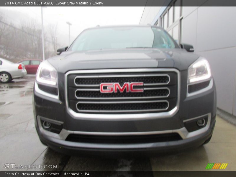 Cyber Gray Metallic / Ebony 2014 GMC Acadia SLT AWD