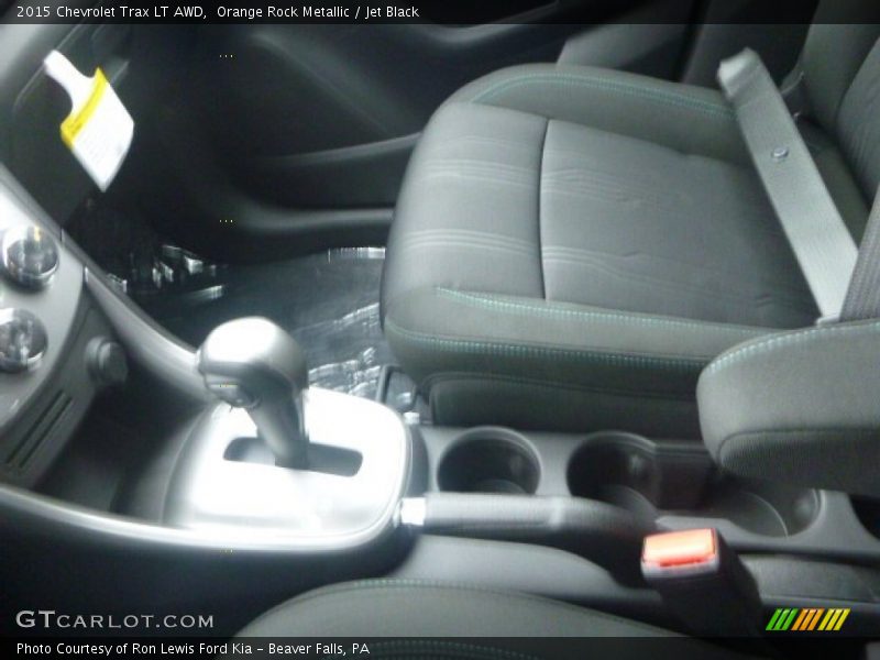 Orange Rock Metallic / Jet Black 2015 Chevrolet Trax LT AWD