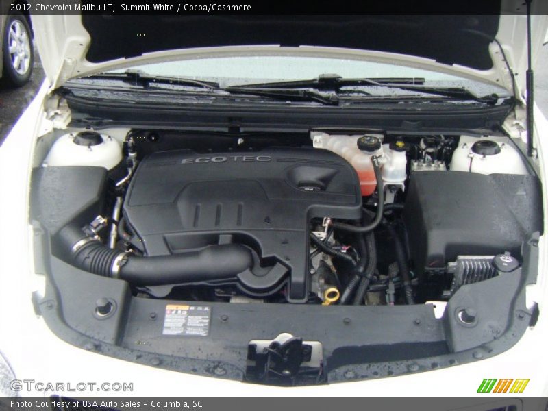 Summit White / Cocoa/Cashmere 2012 Chevrolet Malibu LT