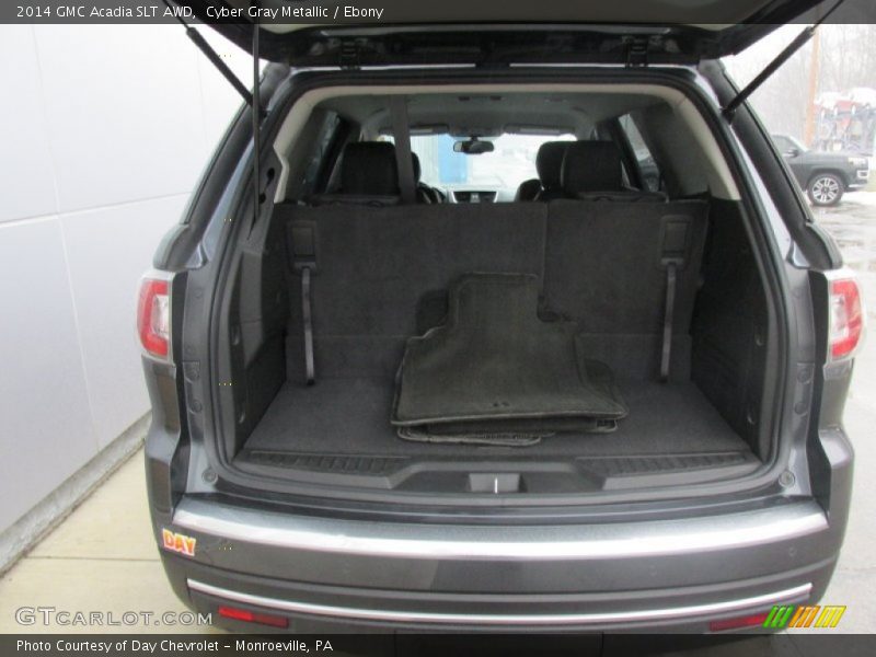 Cyber Gray Metallic / Ebony 2014 GMC Acadia SLT AWD