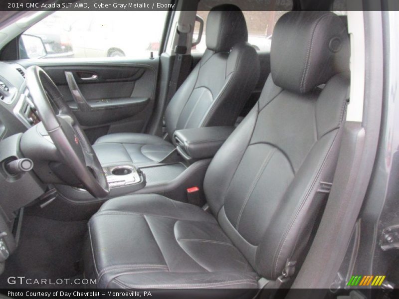 Cyber Gray Metallic / Ebony 2014 GMC Acadia SLT AWD