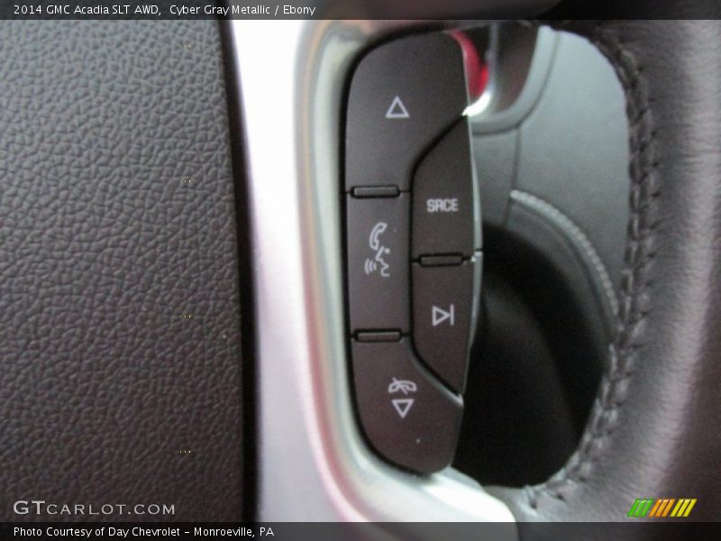Cyber Gray Metallic / Ebony 2014 GMC Acadia SLT AWD