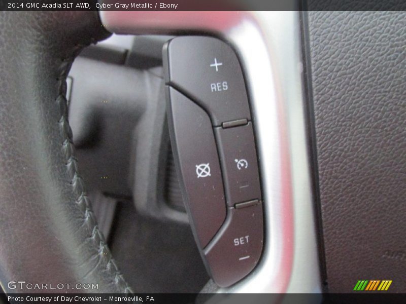 Cyber Gray Metallic / Ebony 2014 GMC Acadia SLT AWD