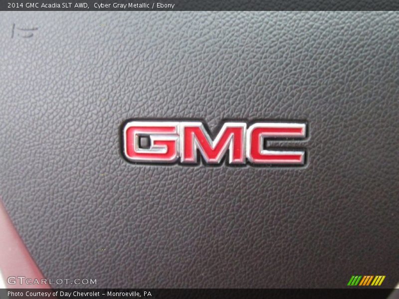 Cyber Gray Metallic / Ebony 2014 GMC Acadia SLT AWD