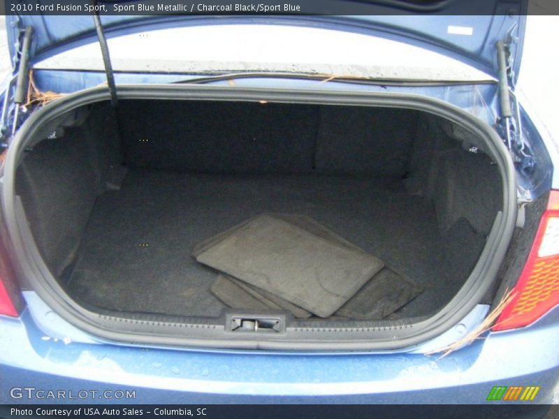Sport Blue Metallic / Charcoal Black/Sport Blue 2010 Ford Fusion Sport