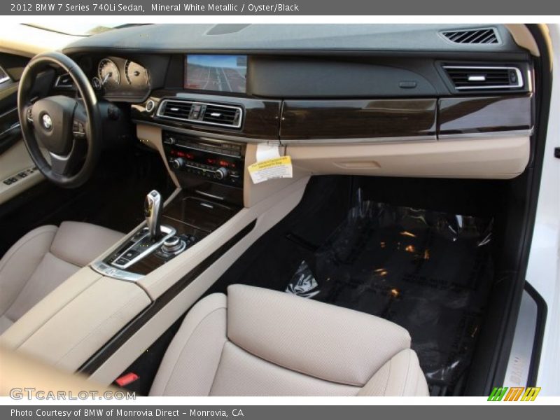 Mineral White Metallic / Oyster/Black 2012 BMW 7 Series 740Li Sedan