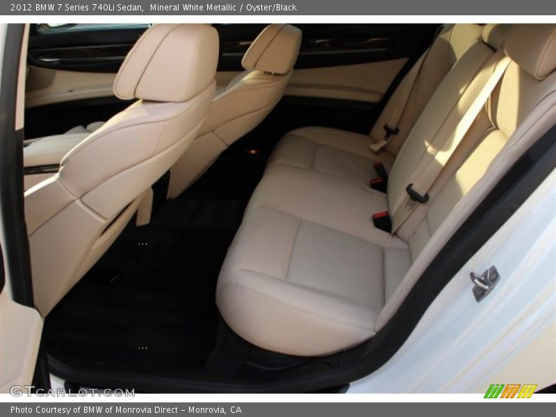 Mineral White Metallic / Oyster/Black 2012 BMW 7 Series 740Li Sedan