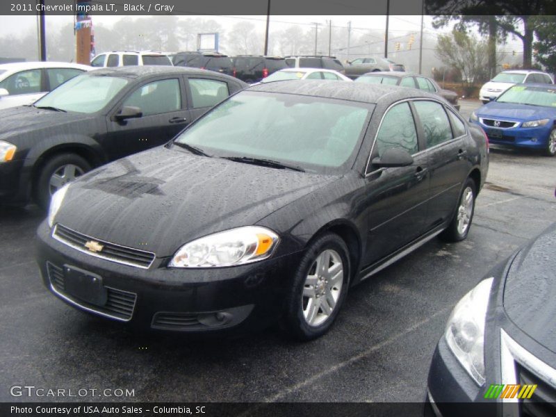 Black / Gray 2011 Chevrolet Impala LT