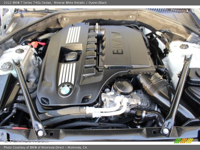Mineral White Metallic / Oyster/Black 2012 BMW 7 Series 740Li Sedan