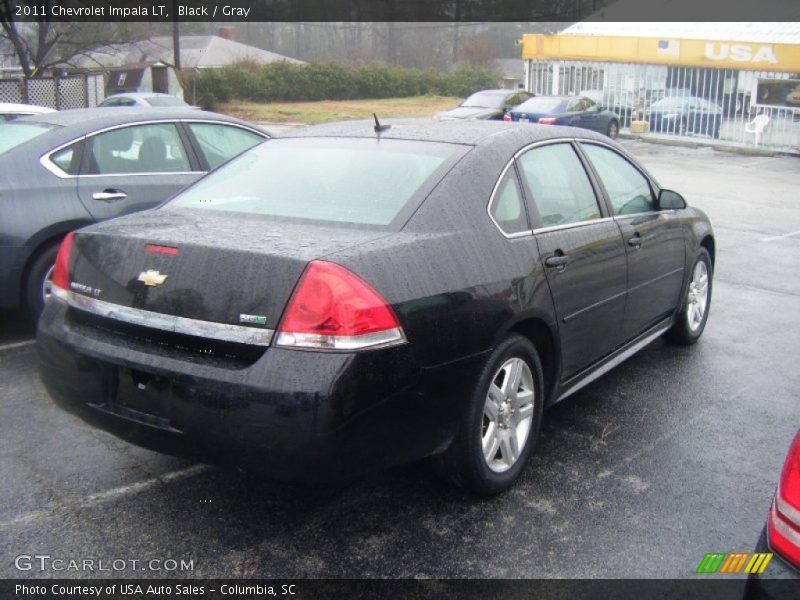 Black / Gray 2011 Chevrolet Impala LT