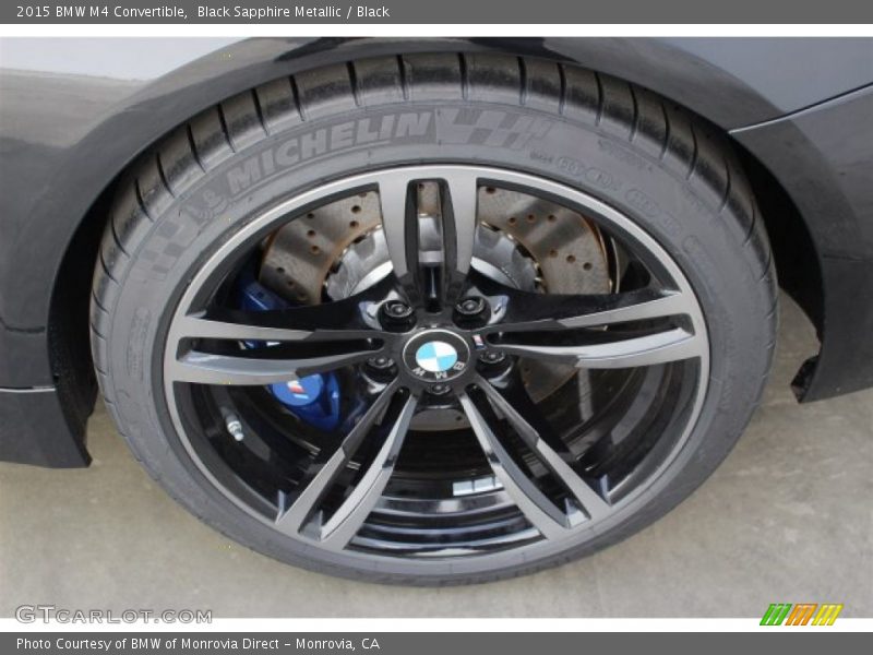 Black Sapphire Metallic / Black 2015 BMW M4 Convertible