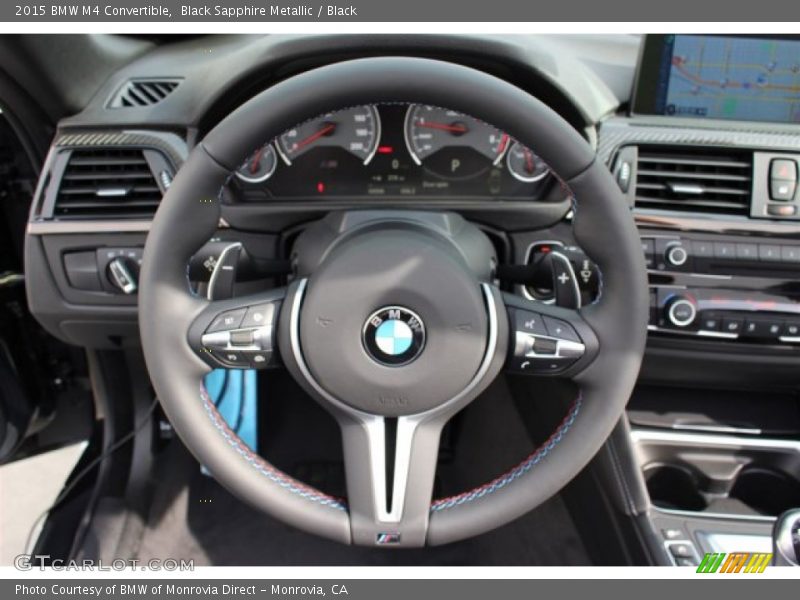 Black Sapphire Metallic / Black 2015 BMW M4 Convertible