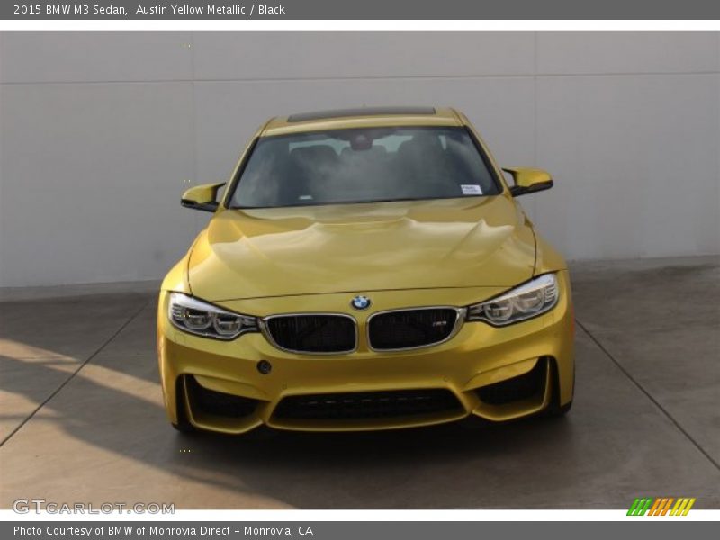 Austin Yellow Metallic / Black 2015 BMW M3 Sedan
