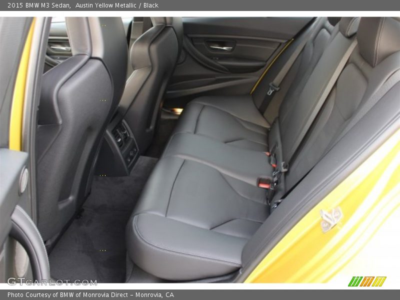 Rear Seat of 2015 M3 Sedan