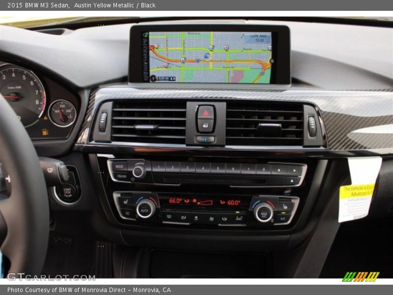 Controls of 2015 M3 Sedan