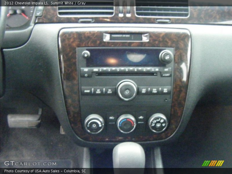 Summit White / Gray 2012 Chevrolet Impala LS