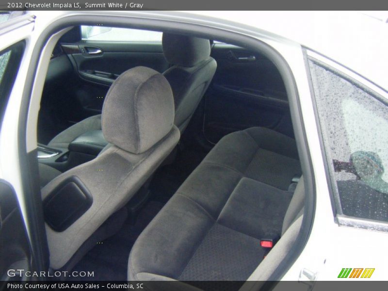 Summit White / Gray 2012 Chevrolet Impala LS