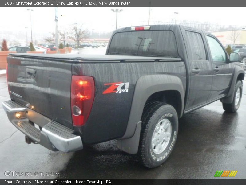 Black / Very Dark Pewter 2007 Chevrolet Colorado LT Crew Cab 4x4