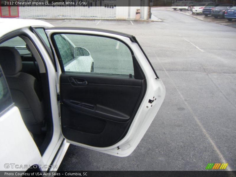 Summit White / Gray 2012 Chevrolet Impala LS