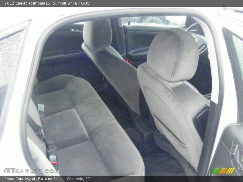 Summit White / Gray 2012 Chevrolet Impala LS